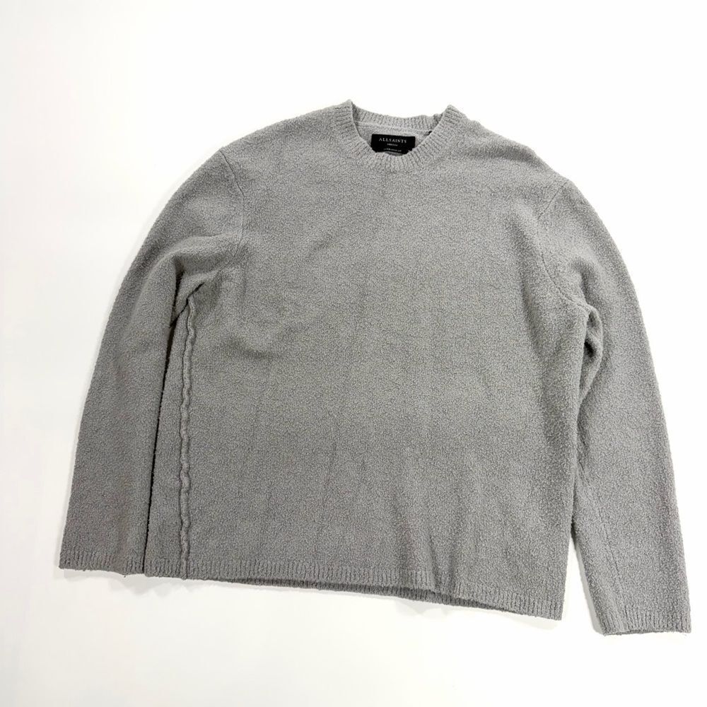 AllSaints Grey Oversized Sweater – Size M